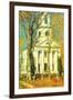 Church At Old Lyme, Connecticut-Childe Hassam-Framed Art Print