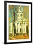 Church At Old Lyme, Connecticut-Childe Hassam-Framed Art Print