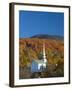 Church at Stowe, Vermont, New England, USA-Demetrio Carrasco-Framed Photographic Print