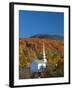 Church at Stowe, Vermont, New England, USA-Demetrio Carrasco-Framed Photographic Print