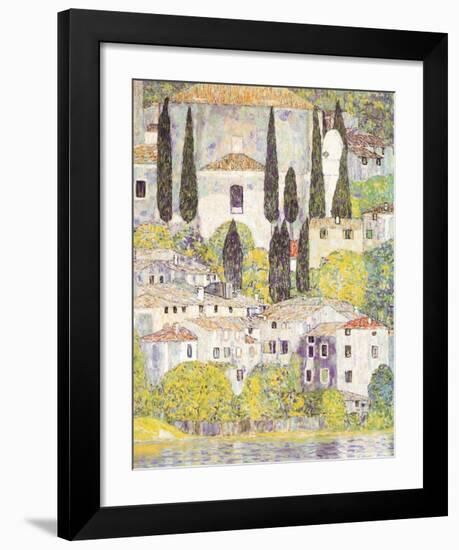 Church at Sul Garda-Gustav Klimt-Framed Art Print