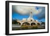 Church at Sunset on Saipan, Northern Marianas, Central Pacific, Pacific-Michael Runkel-Framed Photographic Print