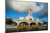 Church at Sunset on Saipan, Northern Marianas, Central Pacific, Pacific-Michael Runkel-Mounted Photographic Print