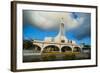 Church at Sunset on Saipan, Northern Marianas, Central Pacific, Pacific-Michael Runkel-Framed Photographic Print