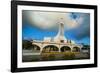 Church at Sunset on Saipan, Northern Marianas, Central Pacific, Pacific-Michael Runkel-Framed Photographic Print