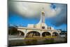 Church at Sunset on Saipan, Northern Marianas, Central Pacific, Pacific-Michael Runkel-Mounted Photographic Print