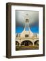 Church at Sunset, Saipan, Northern Marianas, Central Pacific, Pacific-Michael Runkel-Framed Photographic Print