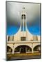 Church at Sunset, Saipan, Northern Marianas, Central Pacific, Pacific-Michael Runkel-Mounted Photographic Print