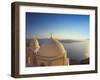 Church at Sunset, Santorini, Cyclades, Greek Islands, Greece, Europe-null-Framed Photographic Print