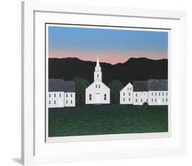 Church at Sunset-Theodore Jeremenko-Framed Limited Edition