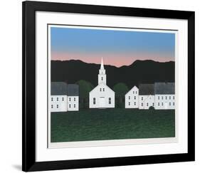 Church at Sunset-Theodore Jeremenko-Framed Limited Edition