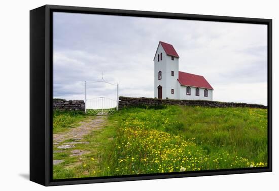 Church at the Pingvallavatn-Catharina Lux-Framed Stretched Canvas