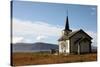 Church at Uninhabited Island of Helgoy, Troms, North Norway, Norway, Scandinavia, Europe-David Lomax-Stretched Canvas