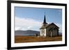 Church at Uninhabited Island of Helgoy, Troms, North Norway, Norway, Scandinavia, Europe-David Lomax-Framed Photographic Print