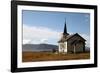 Church at Uninhabited Island of Helgoy, Troms, North Norway, Norway, Scandinavia, Europe-David Lomax-Framed Photographic Print