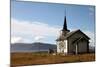 Church at Uninhabited Island of Helgoy, Troms, North Norway, Norway, Scandinavia, Europe-David Lomax-Mounted Photographic Print