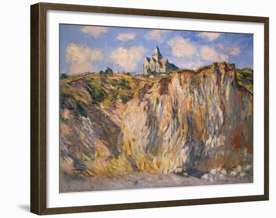 Church at Varengeville, Morning, 1882-Claude Monet-Framed Giclee Print