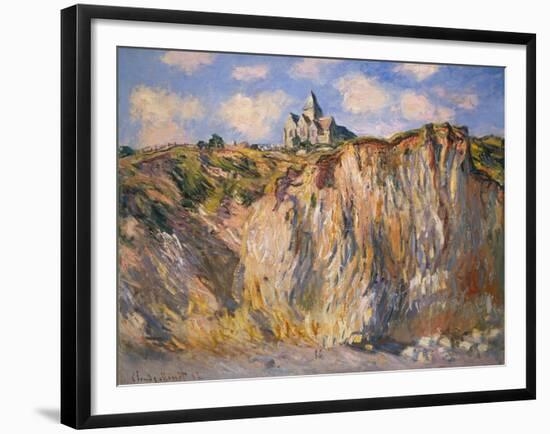 Church at Varengeville, Morning, 1882-Claude Monet-Framed Giclee Print