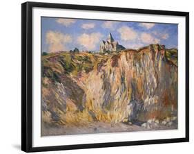 Church at Varengeville, Morning, 1882-Claude Monet-Framed Giclee Print