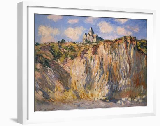 Church at Varengeville, Morning, 1882-Claude Monet-Framed Giclee Print