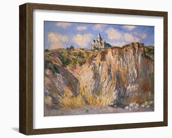 Church at Varengeville, Morning, 1882-Claude Monet-Framed Giclee Print