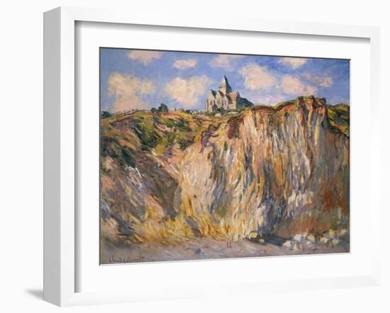 Church at Varengeville, Morning, 1882-Claude Monet-Framed Giclee Print