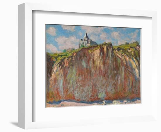 Church at Varengeville, Morning Effect, 1882-Claude Monet-Framed Giclee Print