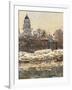 Church at Vetheuil-Claude Monet-Framed Art Print