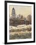 Church at Vetheuil-Claude Monet-Framed Art Print