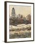 Church at Vetheuil-Claude Monet-Framed Art Print