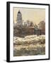 Church at Vetheuil-Claude Monet-Framed Art Print