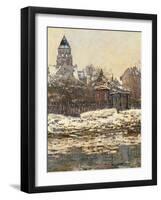 Church at Vetheuil-Claude Monet-Framed Art Print