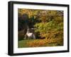 Church at Waits River, During Autumn, Vermont, New England, USA-null-Framed Photographic Print