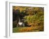 Church at Waits River, During Autumn, Vermont, New England, USA-null-Framed Photographic Print