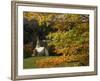 Church at Waits River, During Autumn, Vermont, New England, USA-null-Framed Photographic Print