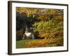 Church at Waits River, During Autumn, Vermont, New England, USA-null-Framed Photographic Print