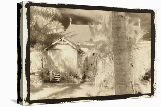 Church behind the palms, Australia-Theo Westenberger-Stretched Canvas