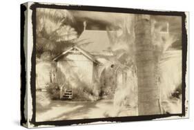 Church behind the palms, Australia-Theo Westenberger-Stretched Canvas