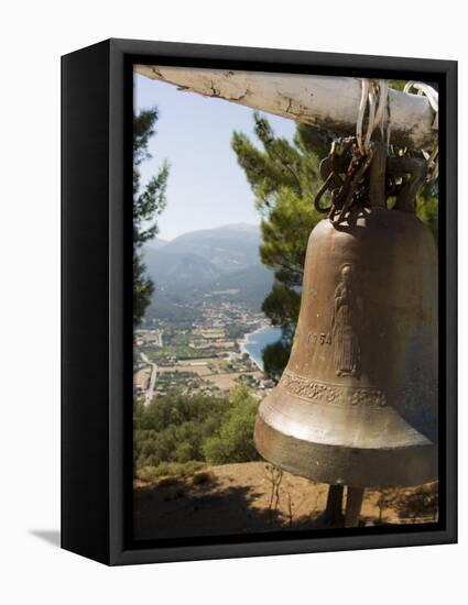 Church Bell Near Sami, Kefalonia (Cephalonia), Greece, Europe-Robert Harding-Framed Stretched Canvas