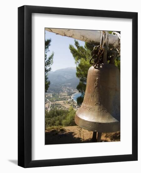 Church Bell Near Sami, Kefalonia (Cephalonia), Greece, Europe-Robert Harding-Framed Photographic Print