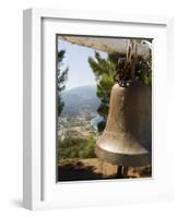 Church Bell Near Sami, Kefalonia (Cephalonia), Greece, Europe-Robert Harding-Framed Photographic Print