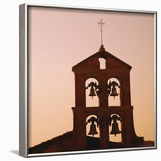 Church Bells at Sunset, Florence, Tuscany, Italy-Roy Rainford-Framed Photographic Print