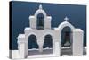 Church Bells, Oia, Santorini, Cyclades, Greek Islands, Greece-Rolf Richardson-Stretched Canvas