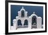 Church Bells, Oia, Santorini, Cyclades, Greek Islands, Greece-Rolf Richardson-Framed Photographic Print