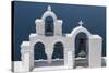 Church Bells, Oia, Santorini, Cyclades, Greek Islands, Greece-Rolf Richardson-Stretched Canvas