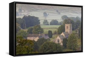 Church, Burnsall, Yorkshire Dales National Park, Yorkshire, England, United Kingdom, Europe-Miles Ertman-Framed Stretched Canvas