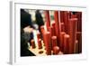 Church Candles in Spain-Felipe Rodriguez-Framed Photographic Print