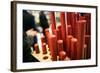 Church Candles in Spain-Felipe Rodriguez-Framed Photographic Print