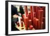 Church Candles in Spain-Felipe Rodriguez-Framed Photographic Print