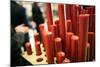 Church Candles in Spain-Felipe Rodriguez-Mounted Photographic Print